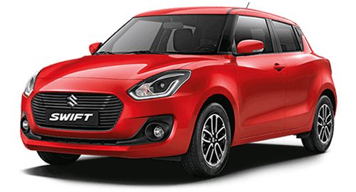 Maruti Suzuki Swift new model red colour for rent in Goa